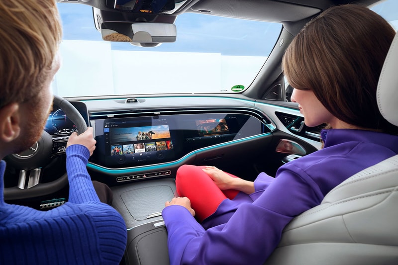 Mercedes Benz x Sony Pictures In Car Entertainment Info