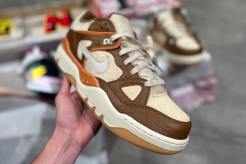 Первый взгляд на кроссовки Nigo x Nike Air Force 3 Low «Light British Tan»