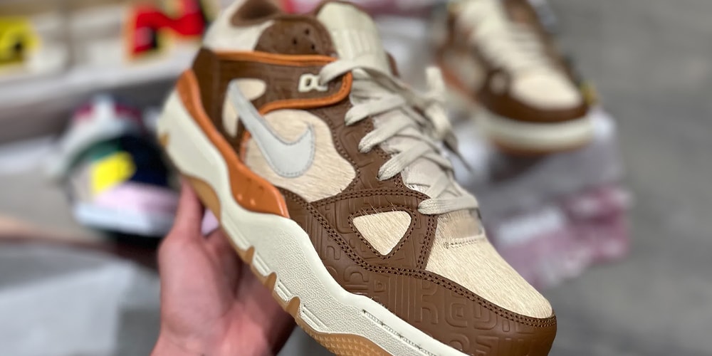 First Look at the Nigo x Nike Air Force 3 Low "Light British Tan"