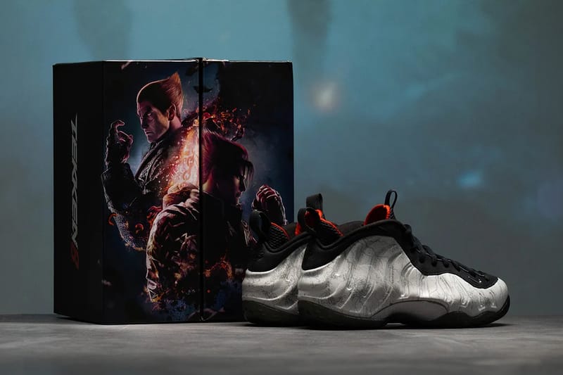 Первый взгляд на кроссовки Tekken 8 X Nike Air Foamposite One «Jin Kazama»