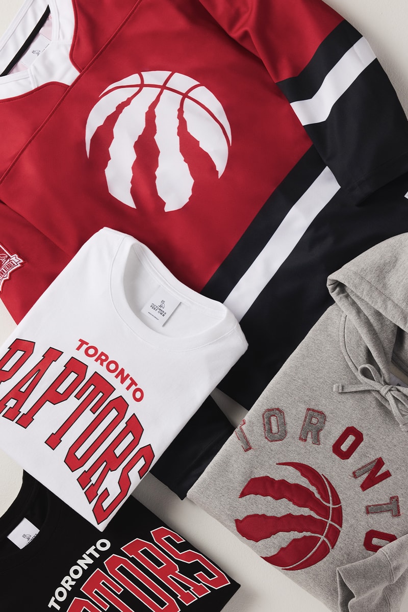 Drake and OVO Celebrate Torontos Hometown Heroes in Latest Drop Release Info toronto maple leafs toronto raptors nba baksetball nhl hockey muggsy bogues morris peterson mats sundin ovo