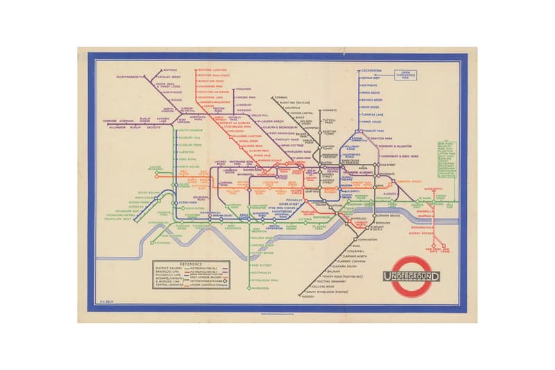 Mapping the Tube London Map House Exhibition Harry Beck Art Artworks Archive Cartography