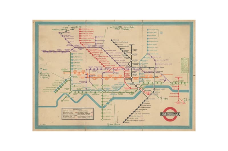 Mapping the Tube London Map House Exhibition Harry Beck Art Artworks Archive Cartography