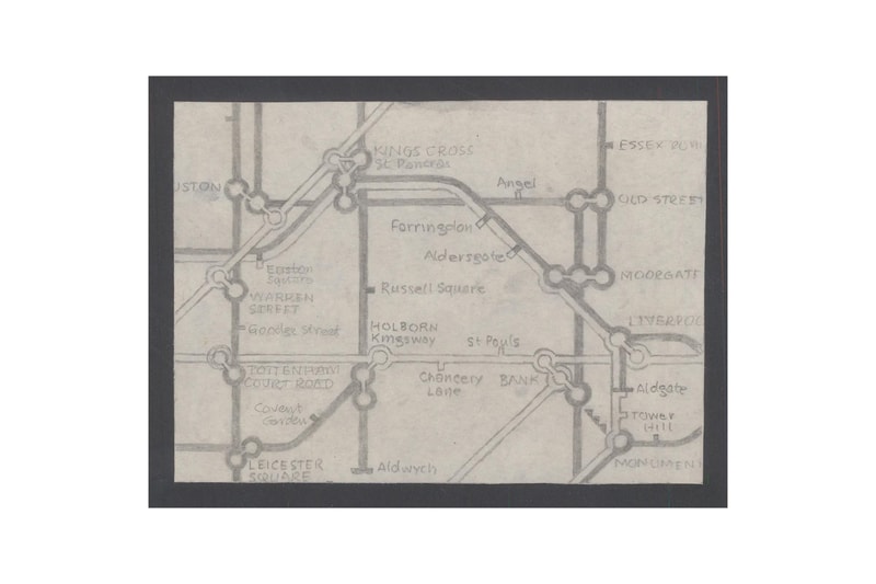 Mapping the Tube London Map House Exhibition Harry Beck Art Artworks Archive Cartography