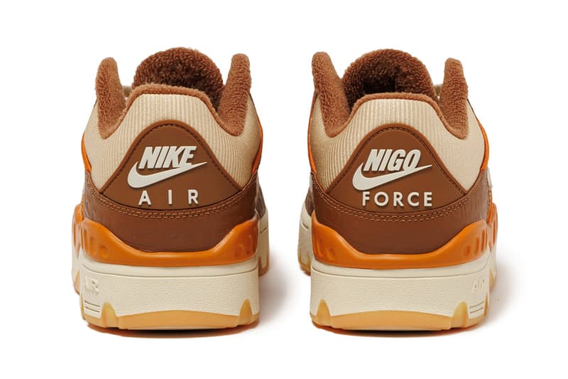 First Look at the Nigo x Nike Air Force 3 Low "Light British Tan" HQ02 Light British Tan/Fossil60-200