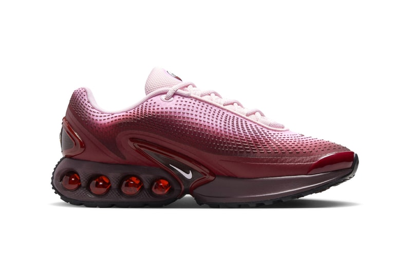 Nike Air Max Dn "Team Red/Pink Foam" Release Info Team Red/Pink Foam-Burgundy Crush-Black-White-Comet Red HQ4050-600 gradient swoosh air max day