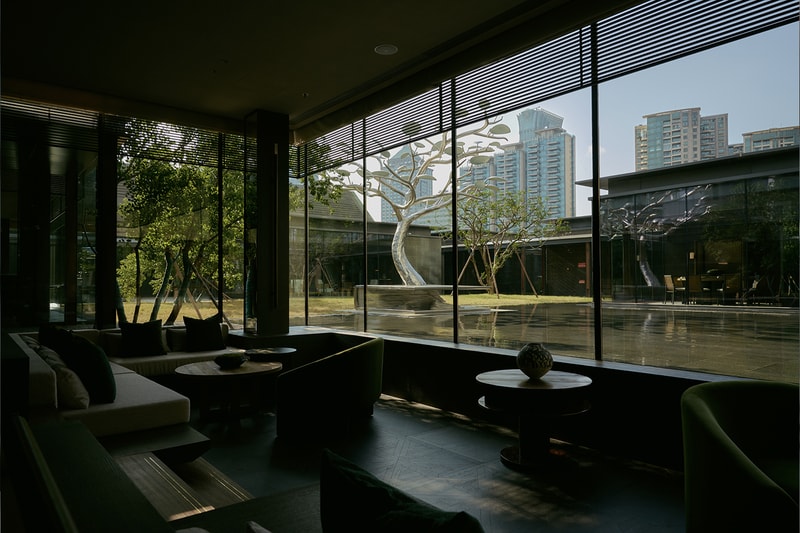 Oscar Wang "Gathering" Sculpture Alila Shanghai luxury resort retreat hotel