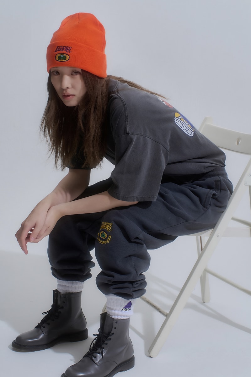 WIND AND SEA x NBA Connect Again for '90s Inspired NBA Collection collaboration parappa the rapper parappa the rapper beat on the court 