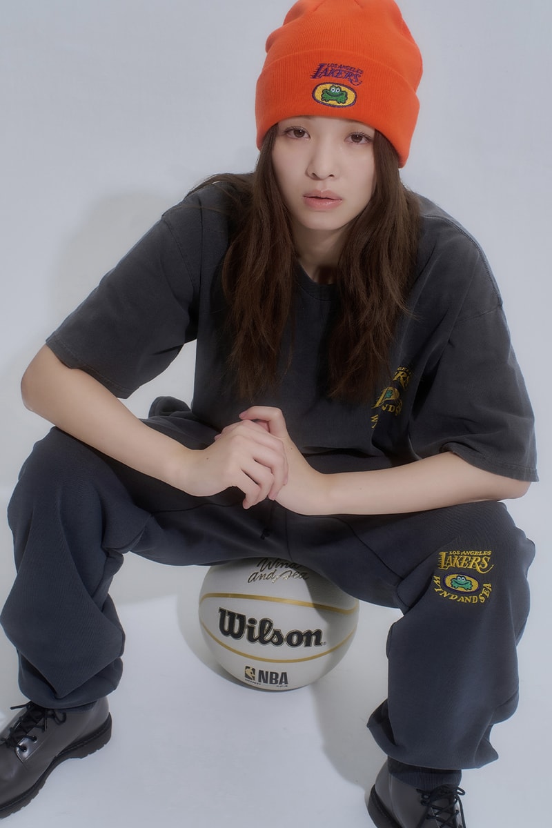 WIND AND SEA x NBA Connect Again for '90s Inspired NBA Collection collaboration parappa the rapper parappa the rapper beat on the court 