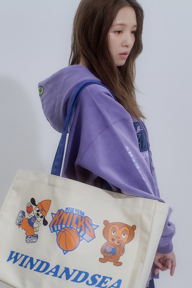WIND AND SEA x NBA Connect Again for '90s Inspired NBA Collection collaboration parappa the rapper parappa the rapper beat on the court 