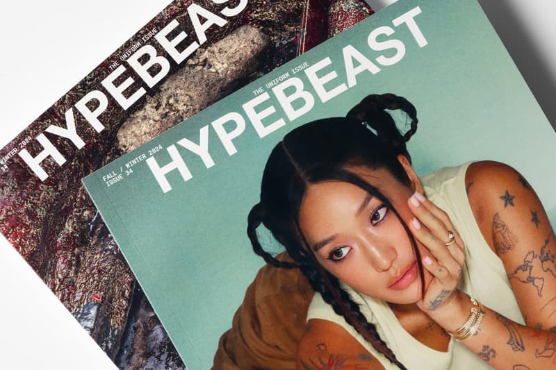 hypebeast magazine 34 the uniform issue peggy gou sterling ruby j balvin M.I.A. shaboozey luar sandy liang awol erizku sayre gomez domenico formichetti frank dorrey 