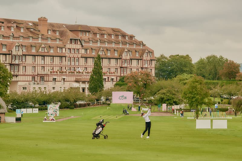 lacoste ladies open de france deauville golf barriere hotel art display installation tournament recap photos pictures european tour crocodile