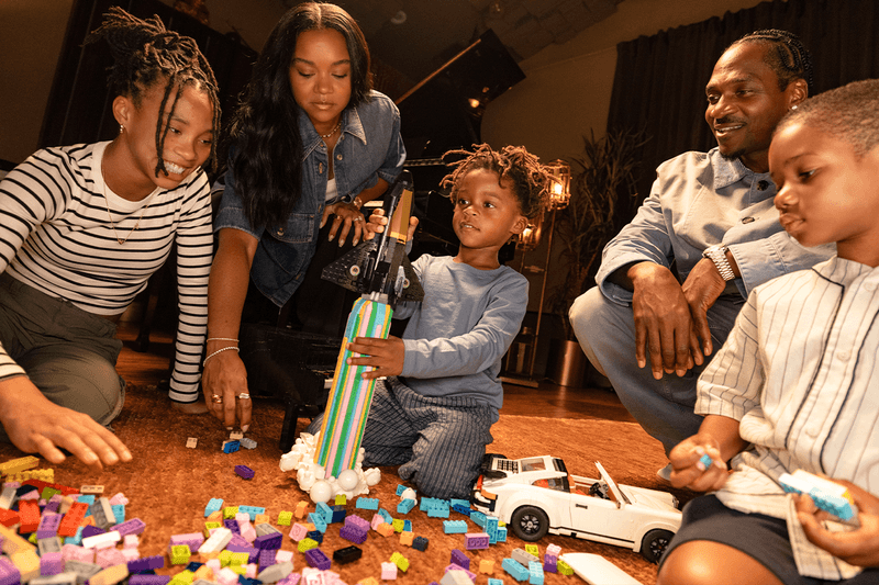 Lauren London, Mookie Betts, and Pusha T's Families Star In LEGO's Flowerpot Project