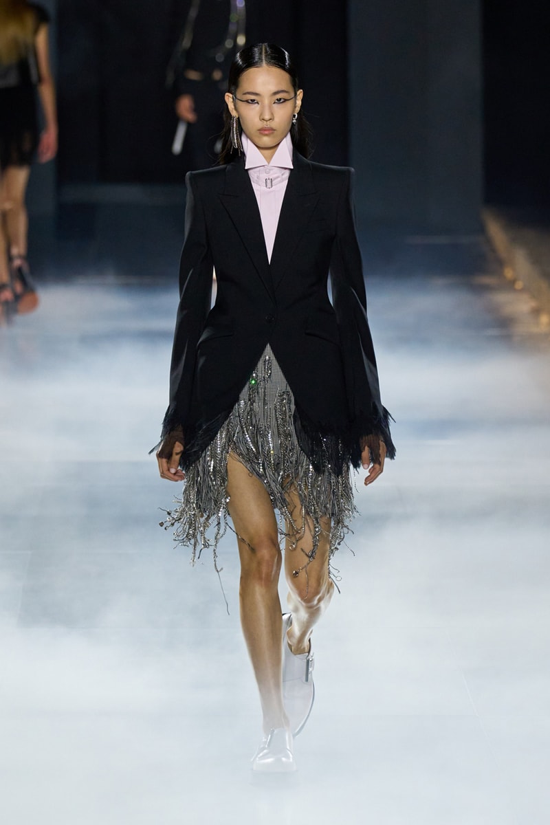 Alexander McQueen SS25 Turns the Irish Banshee Into Crystal Paris Fashion Week Spring Summer 2025 Sean McGirr
