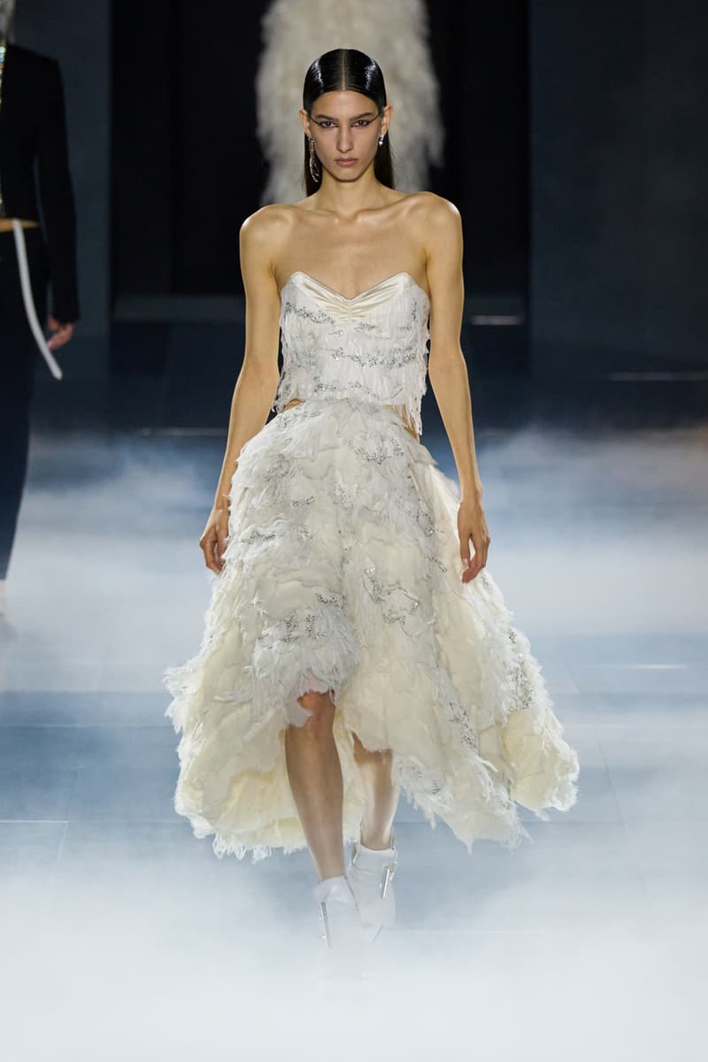 Alexander McQueen SS25 Turns the Irish Banshee Into Crystal Paris Fashion Week Spring Summer 2025 Sean McGirr