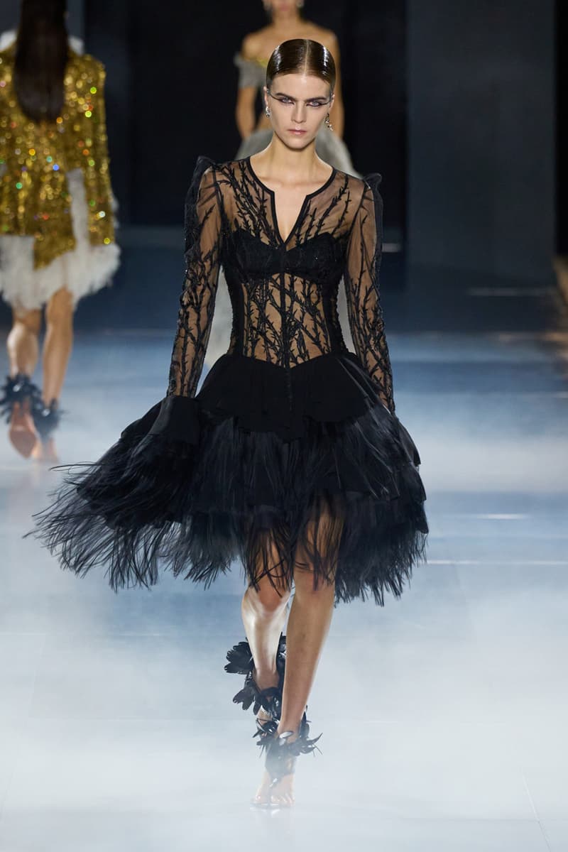 Alexander McQueen SS25 Turns the Irish Banshee Into Crystal Paris Fashion Week Spring Summer 2025 Sean McGirr