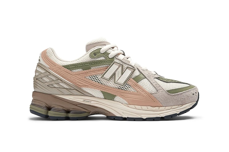 Official Look at the New Balance 1906U "Linen/Dark Olivine" M1906NE Linen Light Grey / Dark Olive flat taupe nb boston shoes dad shoes pink green green muted sophisticated style