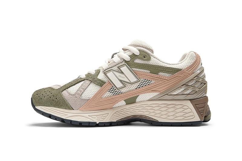 Official Look at the New Balance 1906U "Linen/Dark Olivine" M1906NE Linen Light Grey / Dark Olive flat taupe nb boston shoes dad shoes pink green green muted sophisticated style