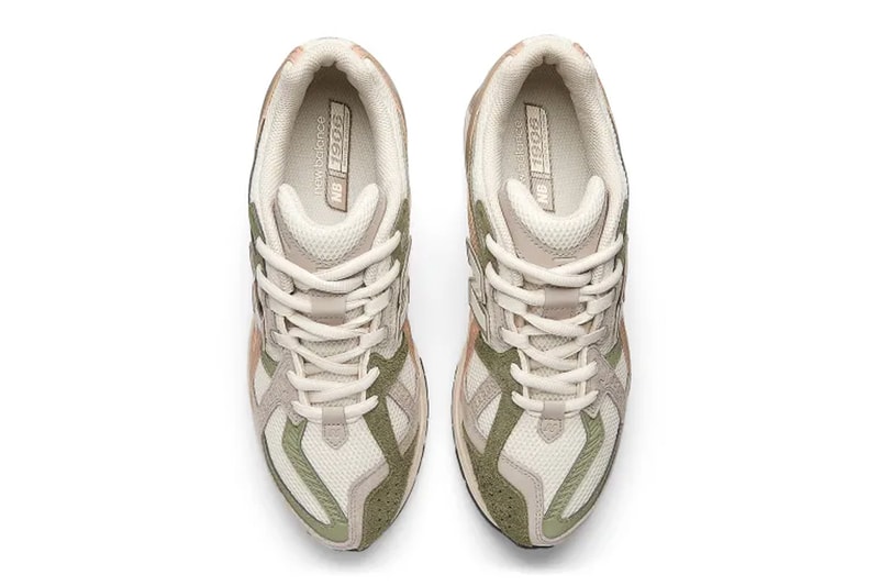 Official Look at the New Balance 1906U "Linen/Dark Olivine" M1906NE Linen Light Grey / Dark Olive flat taupe nb boston shoes dad shoes pink green green muted sophisticated style