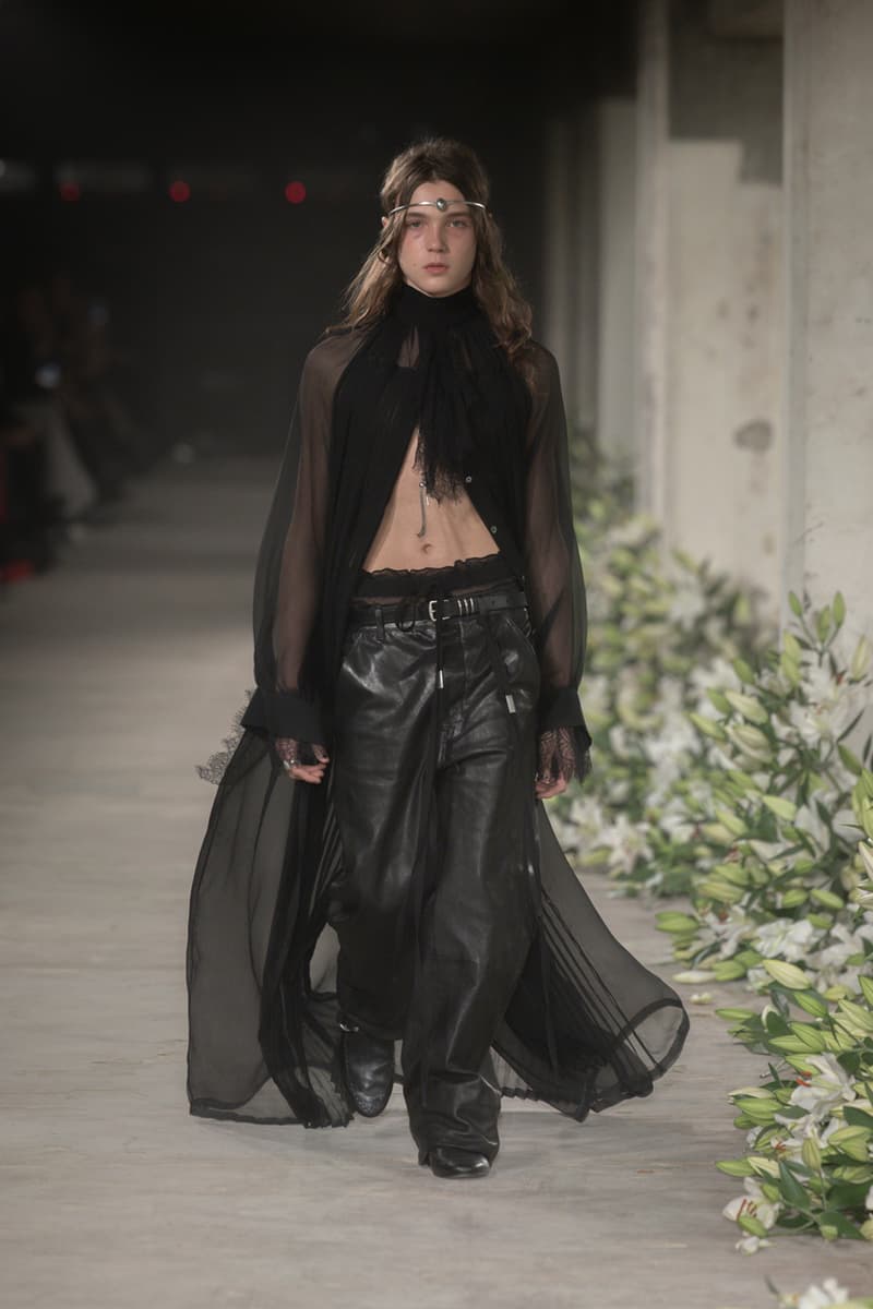 Ann Demeulemeester Spring/Summer 2025 Collection Paris Fashion Week SS25 Runway