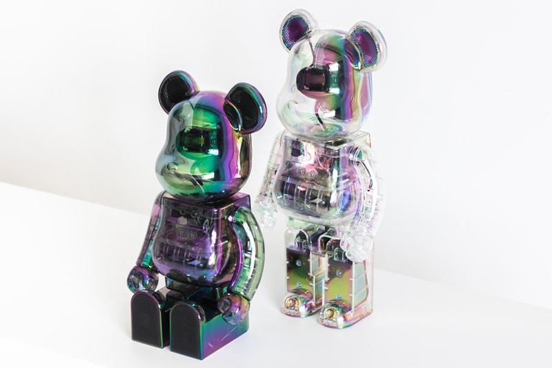 MEDICOM TOY x Rinaro BE@RBRICK AUDIO 400% Portable Bluetooth® Speaker Iridescent Collection Release Info HBX