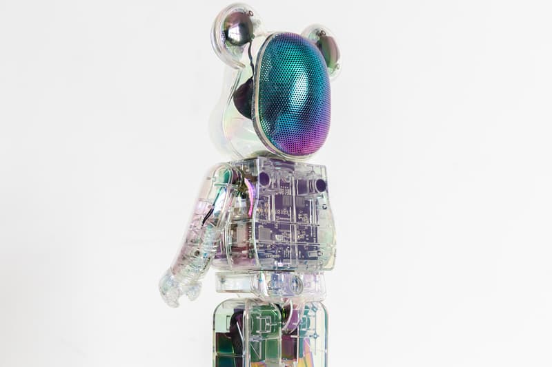 MEDICOM TOY x Rinaro BE@RBRICK AUDIO 400% Portable Bluetooth® Speaker Iridescent Collection Release Info HBX