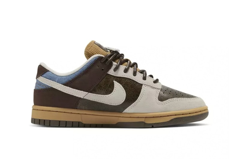 Nike Dunk Low "Love & Peace" HQ3459-212 Release Info suede denim corduroy bronw unique retro swoosh