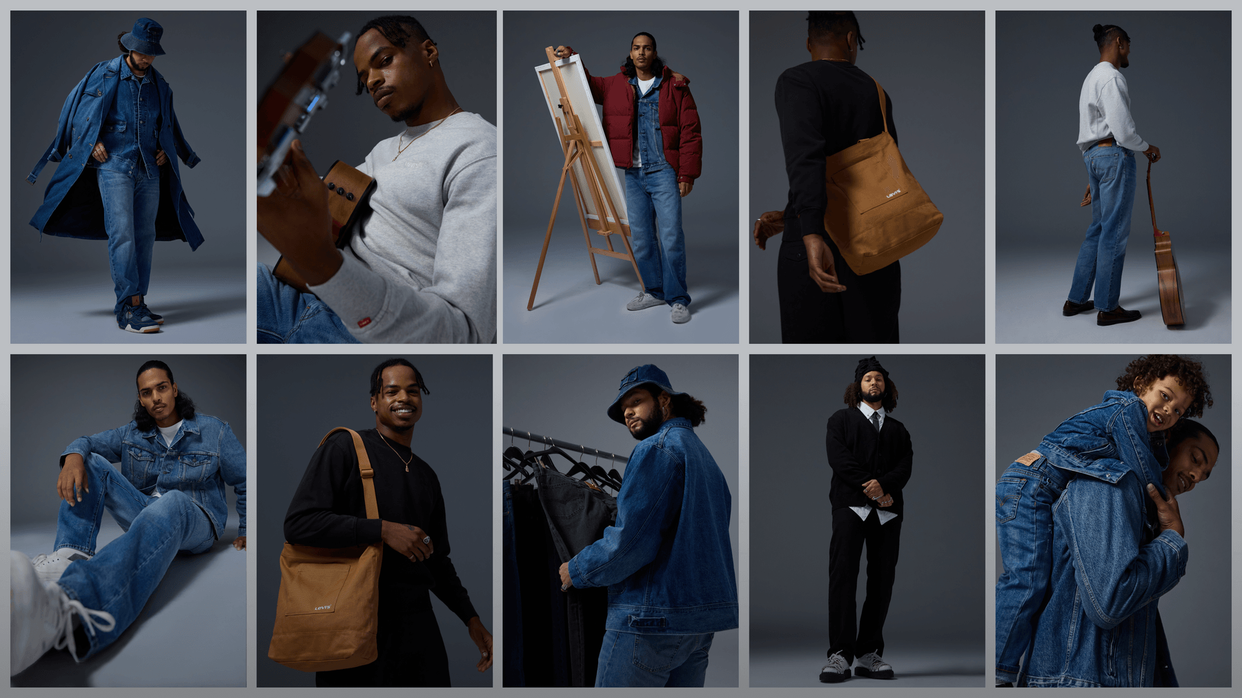 Three Creators Show Off The Levi’s® 555™ Relaxed Straight Fit Jeans Their Way, Styling Two Looks