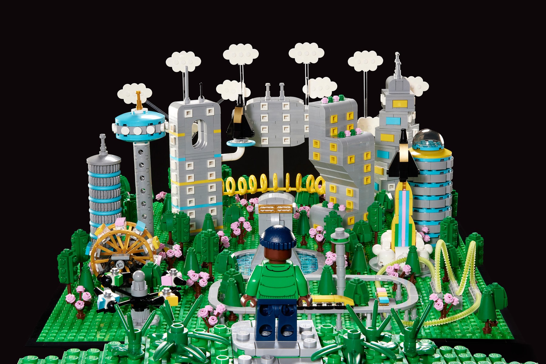 lego group pharrell williams jean jacques ndjoli paris france congo over the moon keith herron advisry new york exclusive collaboration set creativity fashion vibrant color campaign video interview feature brick world realm discipline 