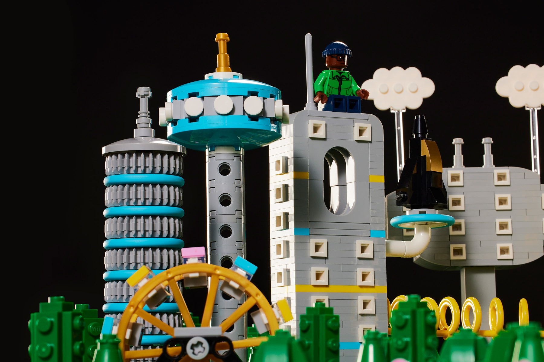 lego group pharrell williams jean jacques ndjoli paris france congo over the moon keith herron advisry new york exclusive collaboration set creativity fashion vibrant color campaign video interview feature brick world realm discipline 