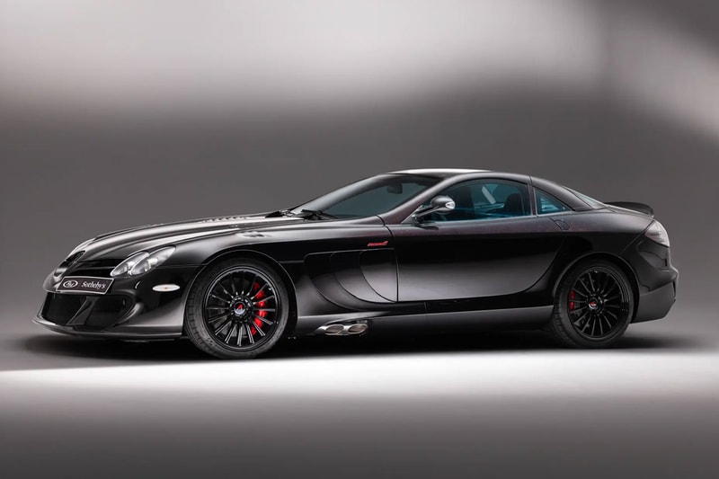 Fire Black Mercedes Benz SLR McLaren Edition RM Sothebys Auction Info