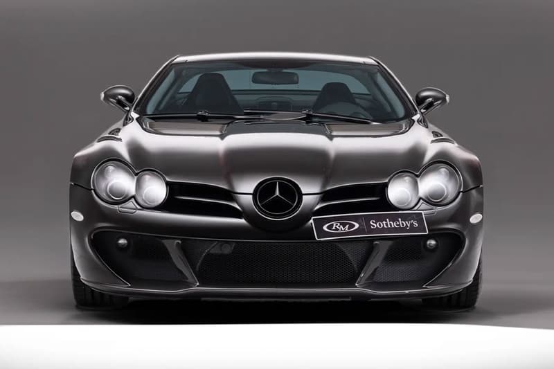 Fire Black Mercedes Benz SLR McLaren Edition RM Sothebys Auction Info