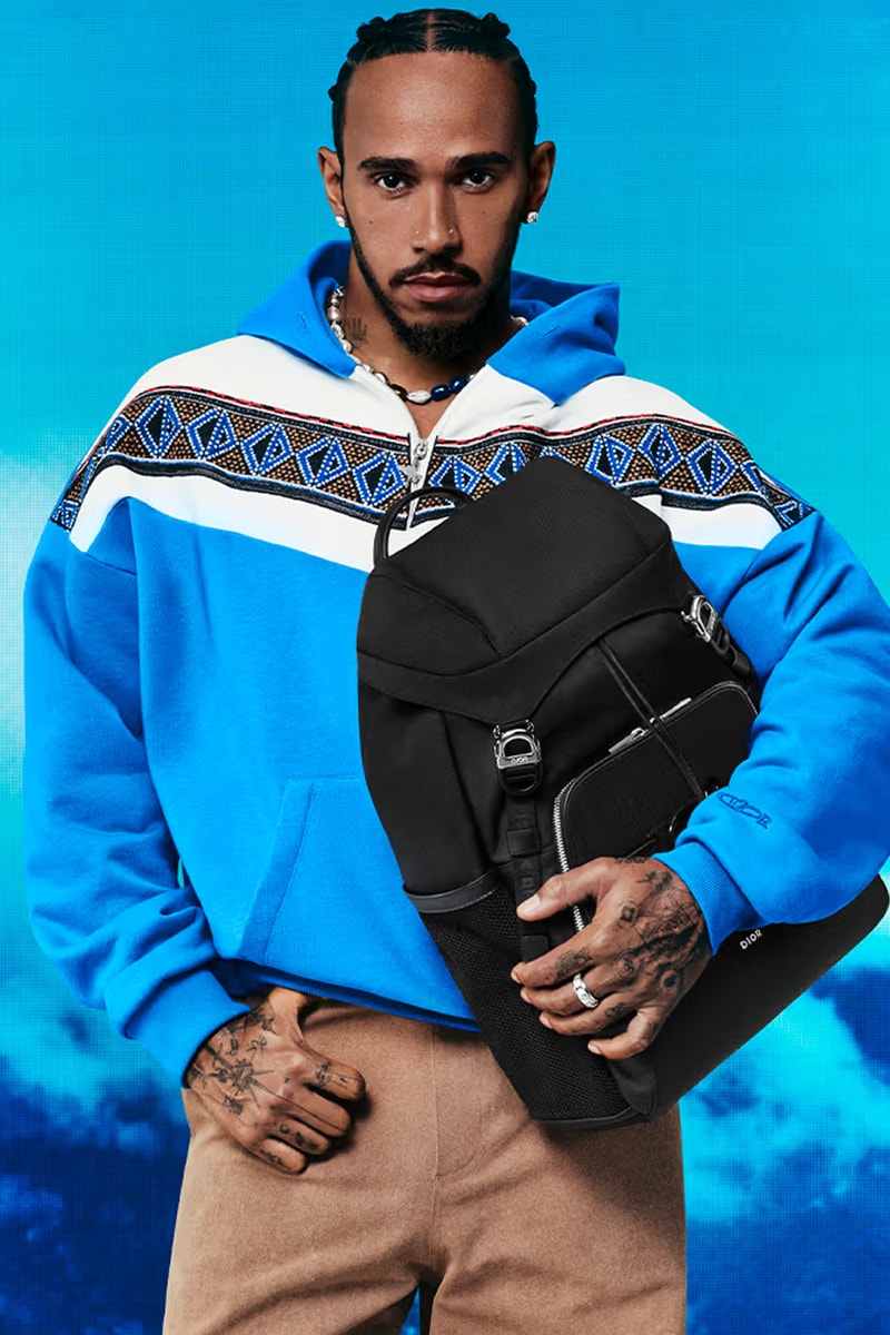 Dior Reveals First Campaign With Lewis Hamilton menswear kim jones studio lvmh paris fashion week f1 mercedes ferrari 