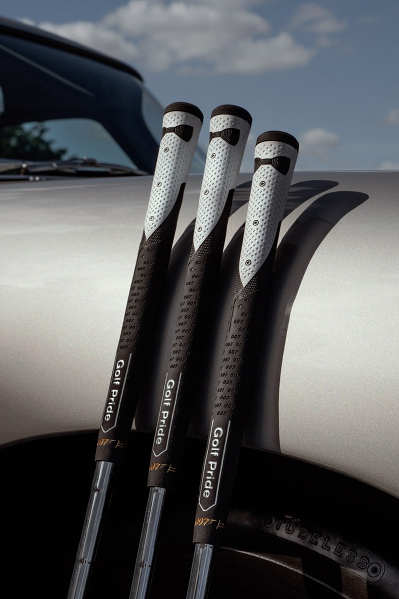 golf pride james bond 007 grip collaboration stoke park england goldfinger anniversary 60