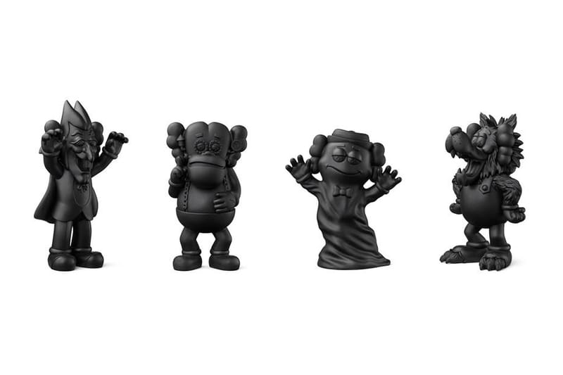 KAWS расширяет линейку виниловых фигурок «MONSTERS» коллекцией All-Black