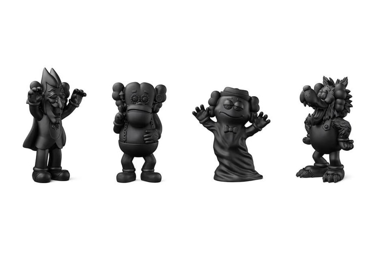 KAWS Expands 'MONSTERS' Vinyl Figure Range with All-Black Collection