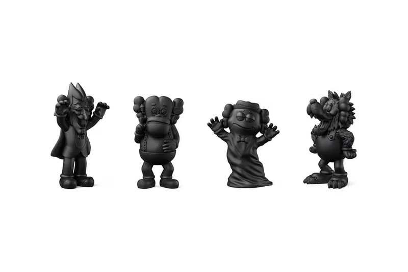 kaws all black monsters figures vinyl toys count chocula frute brute franken boo berry offiical release date info photos price store list buying guide