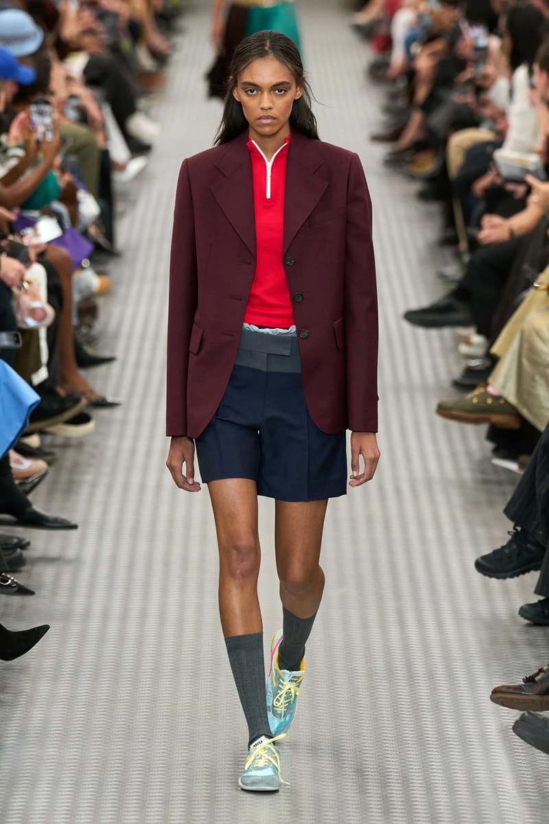 miu miu ss25 spring summer 2025 fashion show Cara Delevingne willem dafoe photos review info