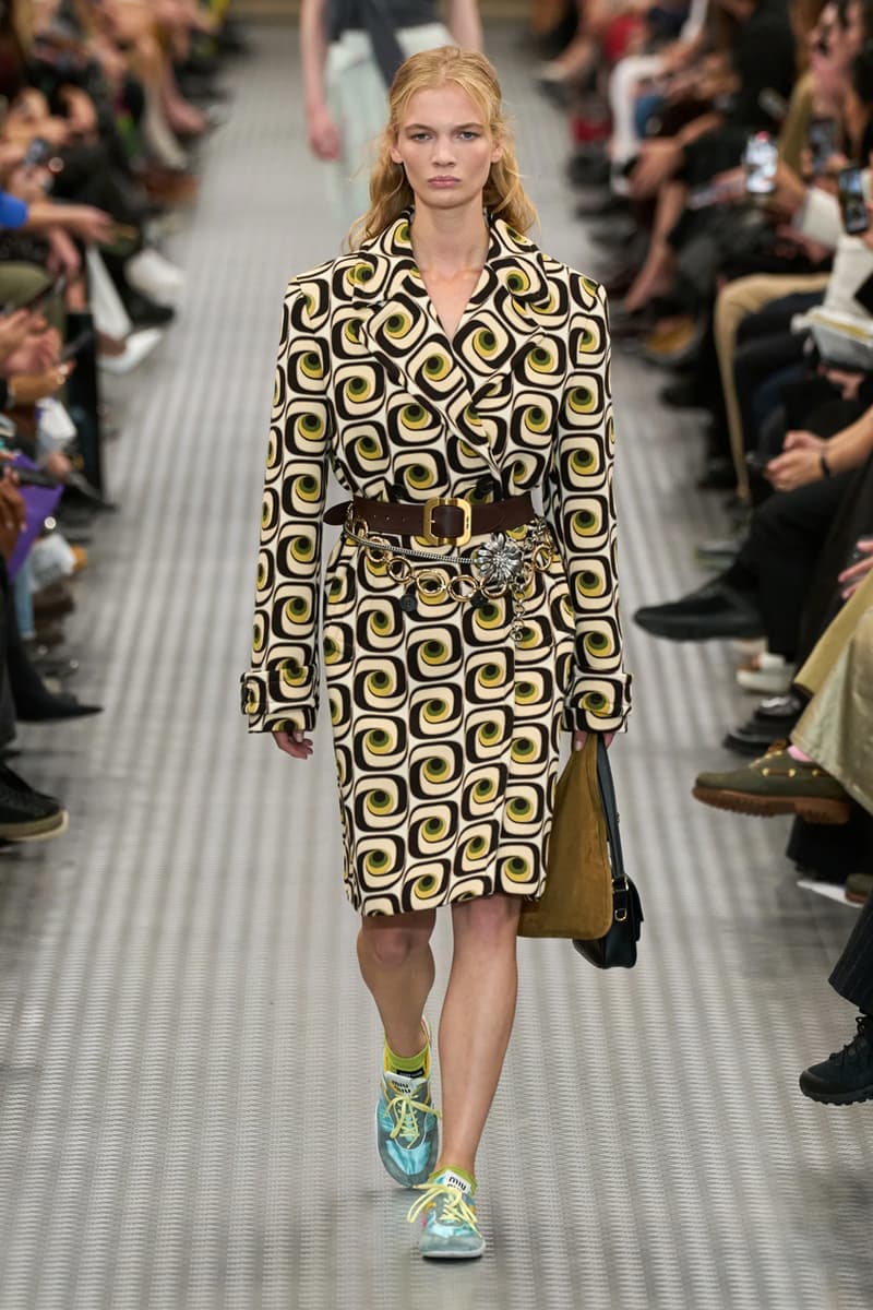 miu miu ss25 spring summer 2025 fashion show Cara Delevingne willem dafoe photos review info