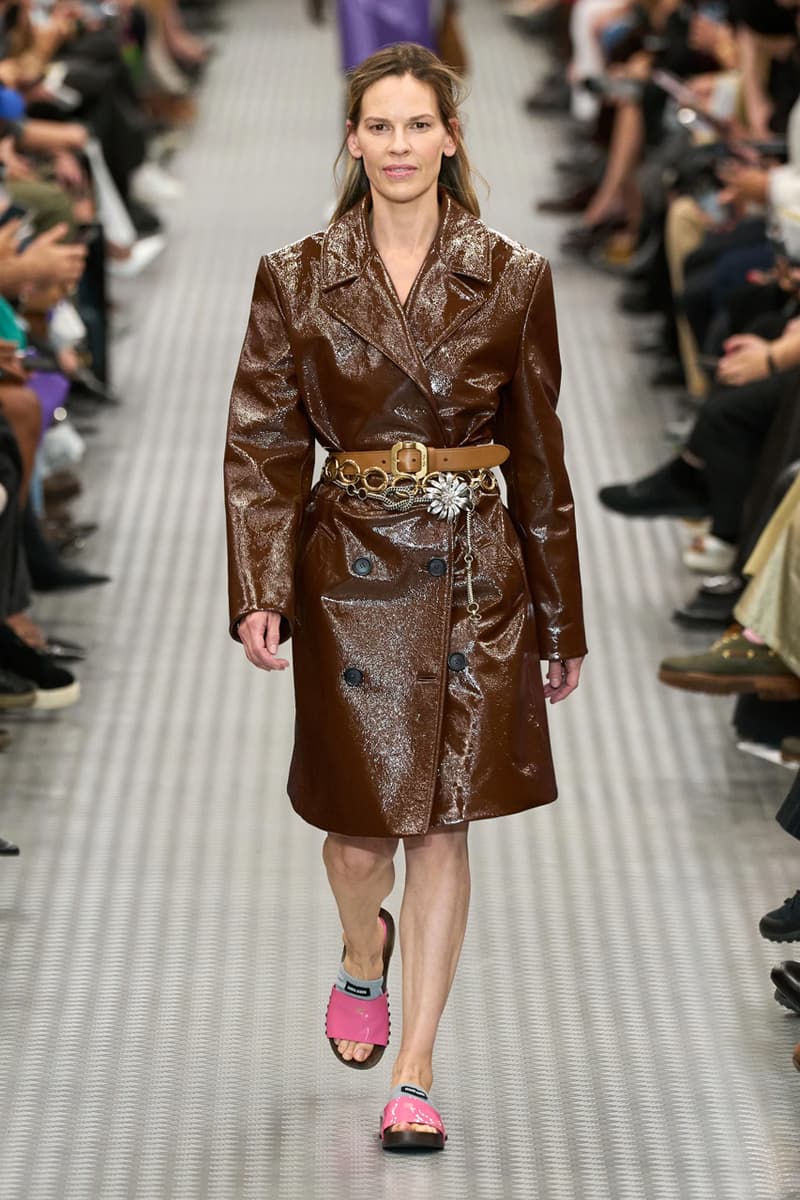 miu miu ss25 spring summer 2025 fashion show Cara Delevingne willem dafoe photos review info