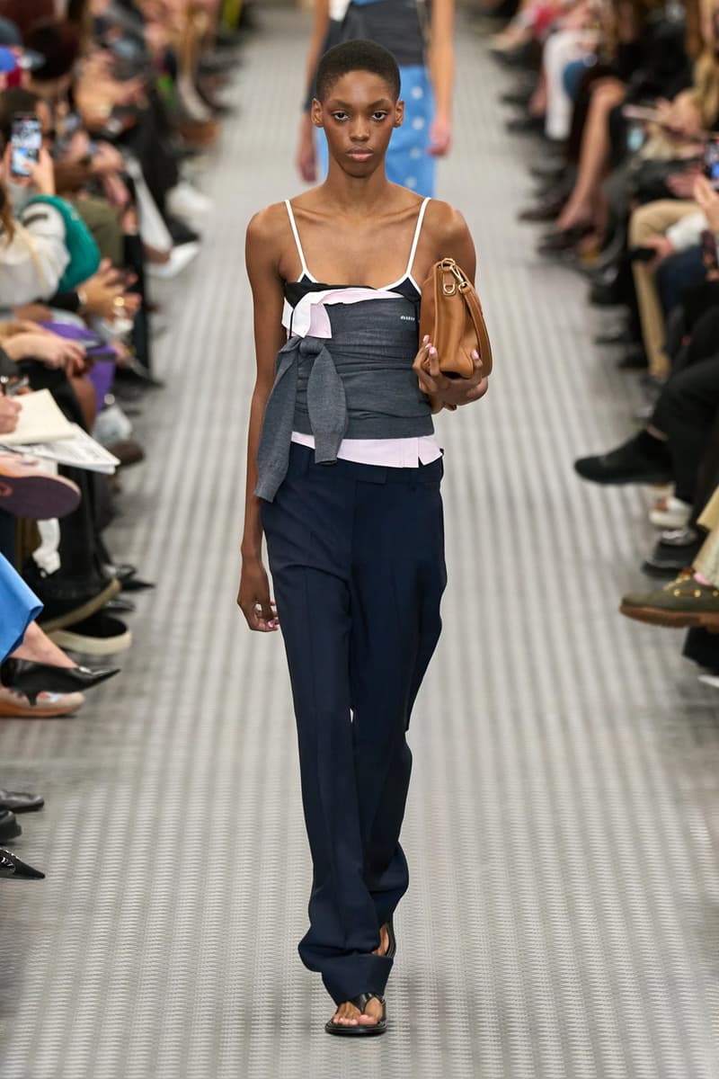 miu miu ss25 spring summer 2025 fashion show Cara Delevingne willem dafoe photos review info