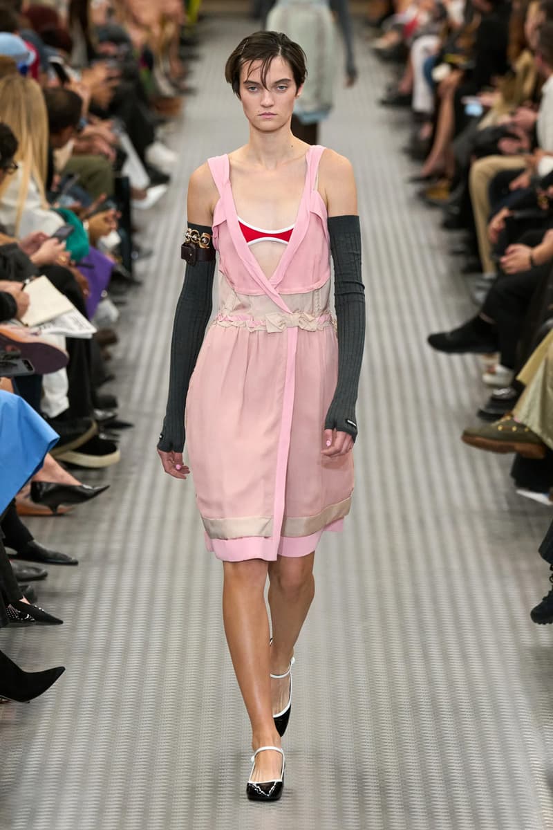 miu miu ss25 spring summer 2025 fashion show Cara Delevingne willem dafoe photos review info