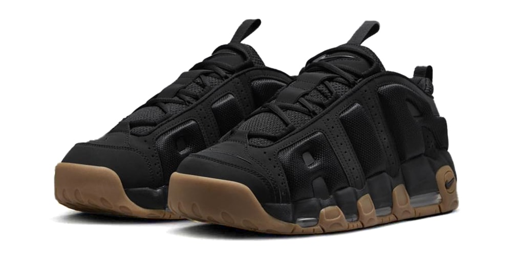 Official Look at the Nike Air More Uptempo Low "Black/Gum"