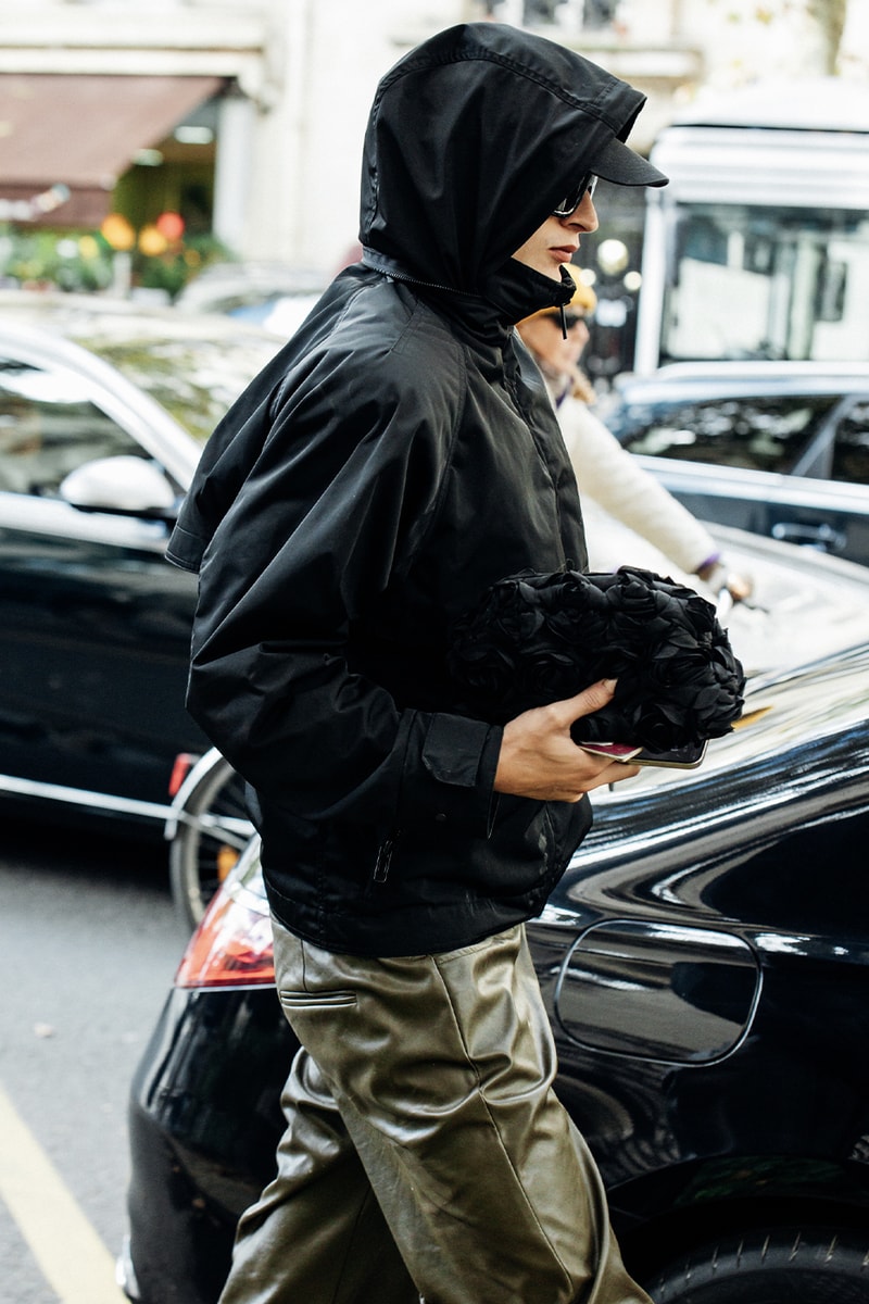 Paris Fashion Week SS25 Street Style louis vuitton chanel miu miu balenciaga vetements valentino dries van noten coperni kendall jenner gigi hadid romeo beckham mcqueen yohji yamamoto