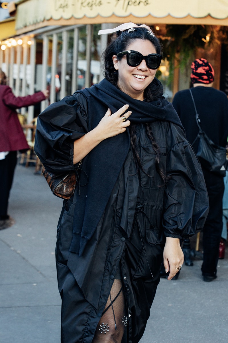 Paris Fashion Week SS25 Street Style louis vuitton chanel miu miu balenciaga vetements valentino dries van noten coperni kendall jenner gigi hadid romeo beckham mcqueen yohji yamamoto