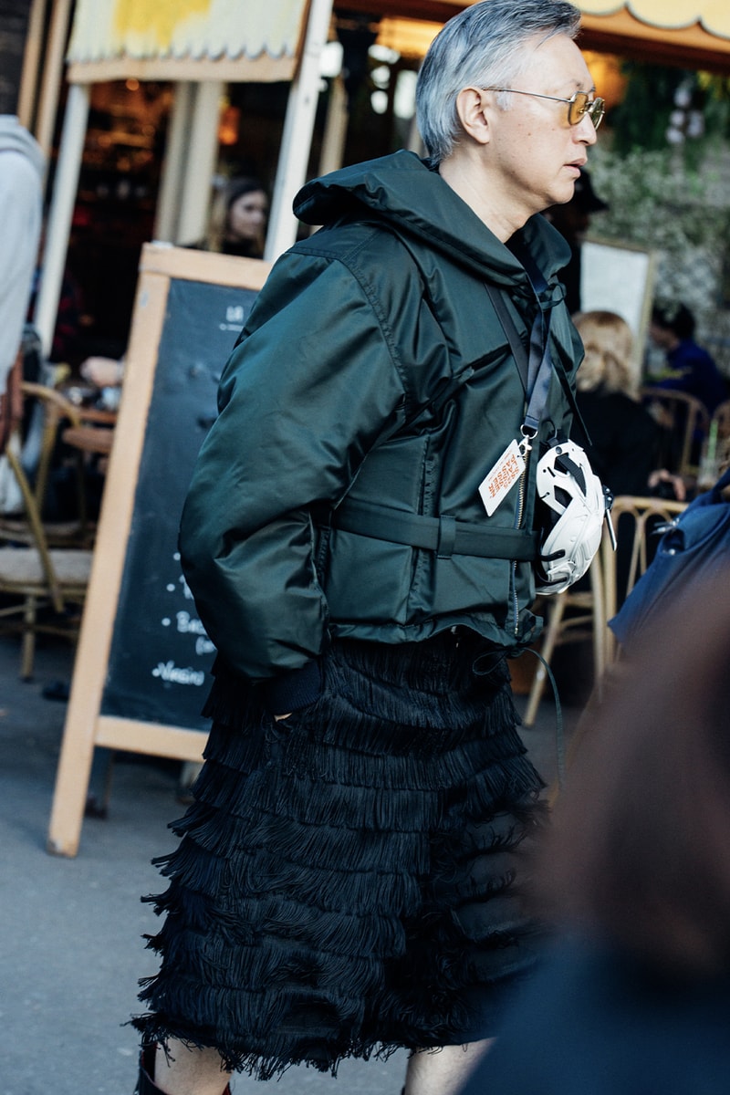 Paris Fashion Week SS25 Street Style louis vuitton chanel miu miu balenciaga vetements valentino dries van noten coperni kendall jenner gigi hadid romeo beckham mcqueen yohji yamamoto