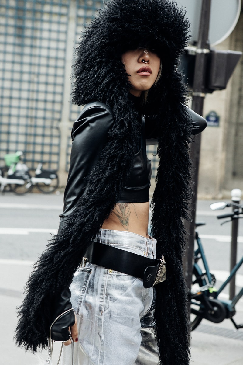 Paris Fashion Week SS25 Street Style louis vuitton chanel miu miu balenciaga vetements valentino dries van noten coperni kendall jenner gigi hadid romeo beckham mcqueen yohji yamamoto