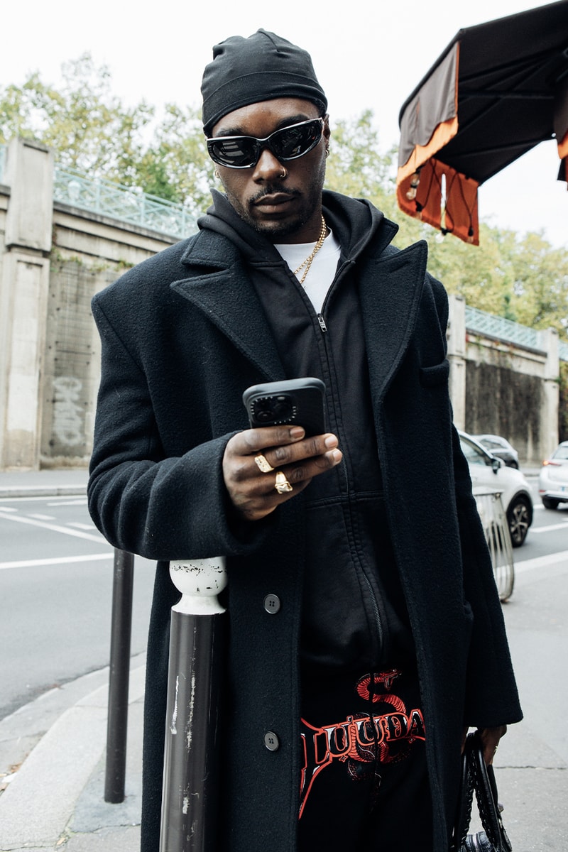 Paris Fashion Week SS25 Street Style louis vuitton chanel miu miu balenciaga vetements valentino dries van noten coperni kendall jenner gigi hadid romeo beckham mcqueen yohji yamamoto