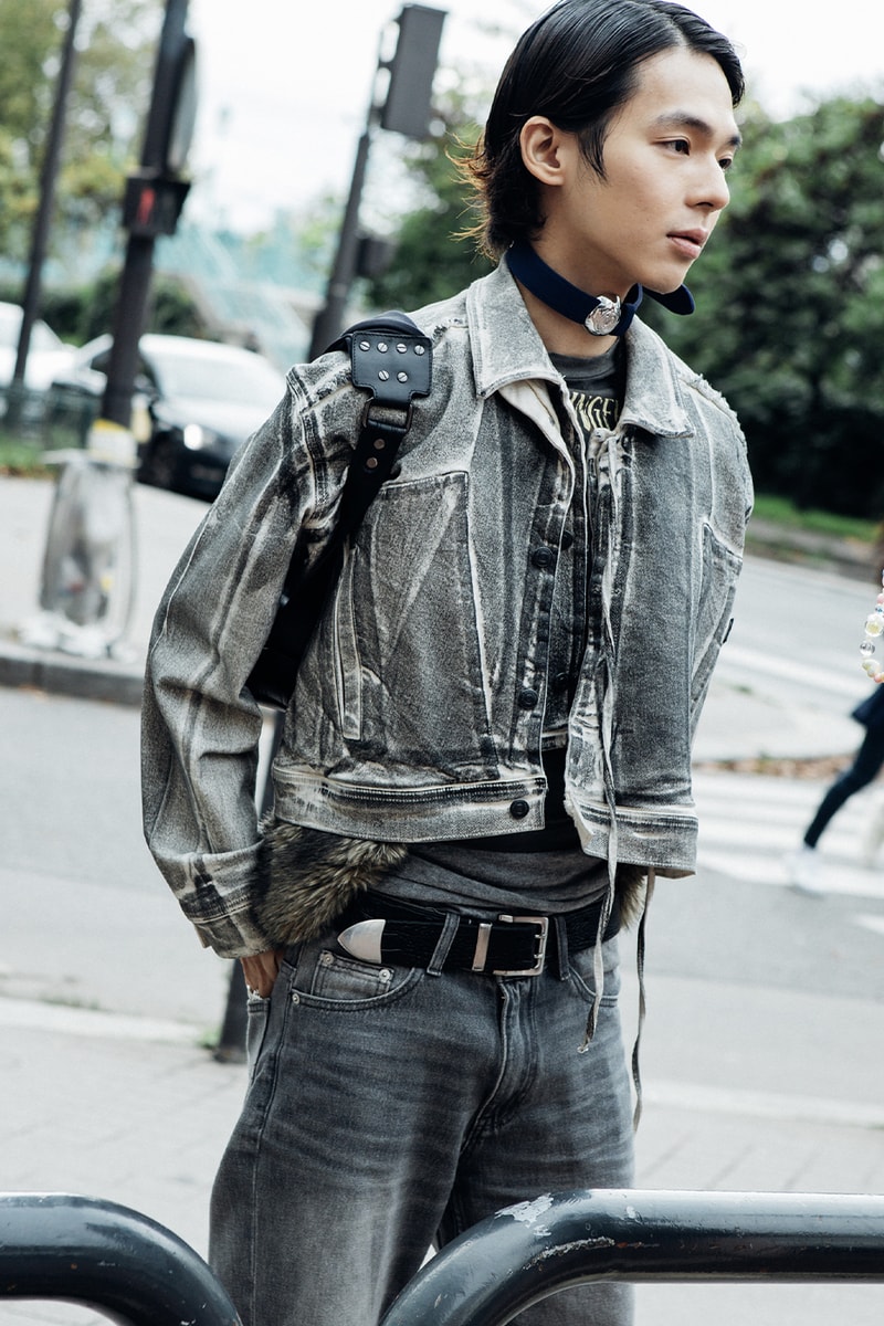 Paris Fashion Week SS25 Street Style louis vuitton chanel miu miu balenciaga vetements valentino dries van noten coperni kendall jenner gigi hadid romeo beckham mcqueen yohji yamamoto
