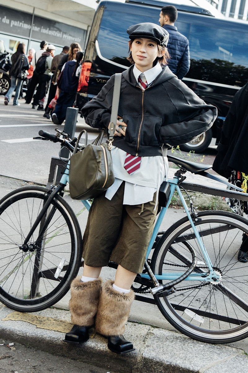 Paris Fashion Week SS25 Street Style louis vuitton chanel miu miu balenciaga vetements valentino dries van noten coperni kendall jenner gigi hadid romeo beckham mcqueen yohji yamamoto